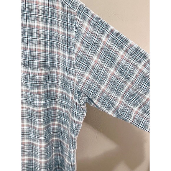 Peter Millar Collection Mens XL Blue Plaid Long Sleeve Button Down Casual Shirt - Picture 6 of 7